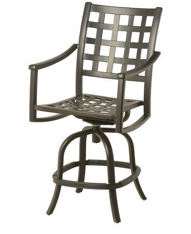 Stratford Aluminium Outdoor Counter Swivel Stool Outdoor