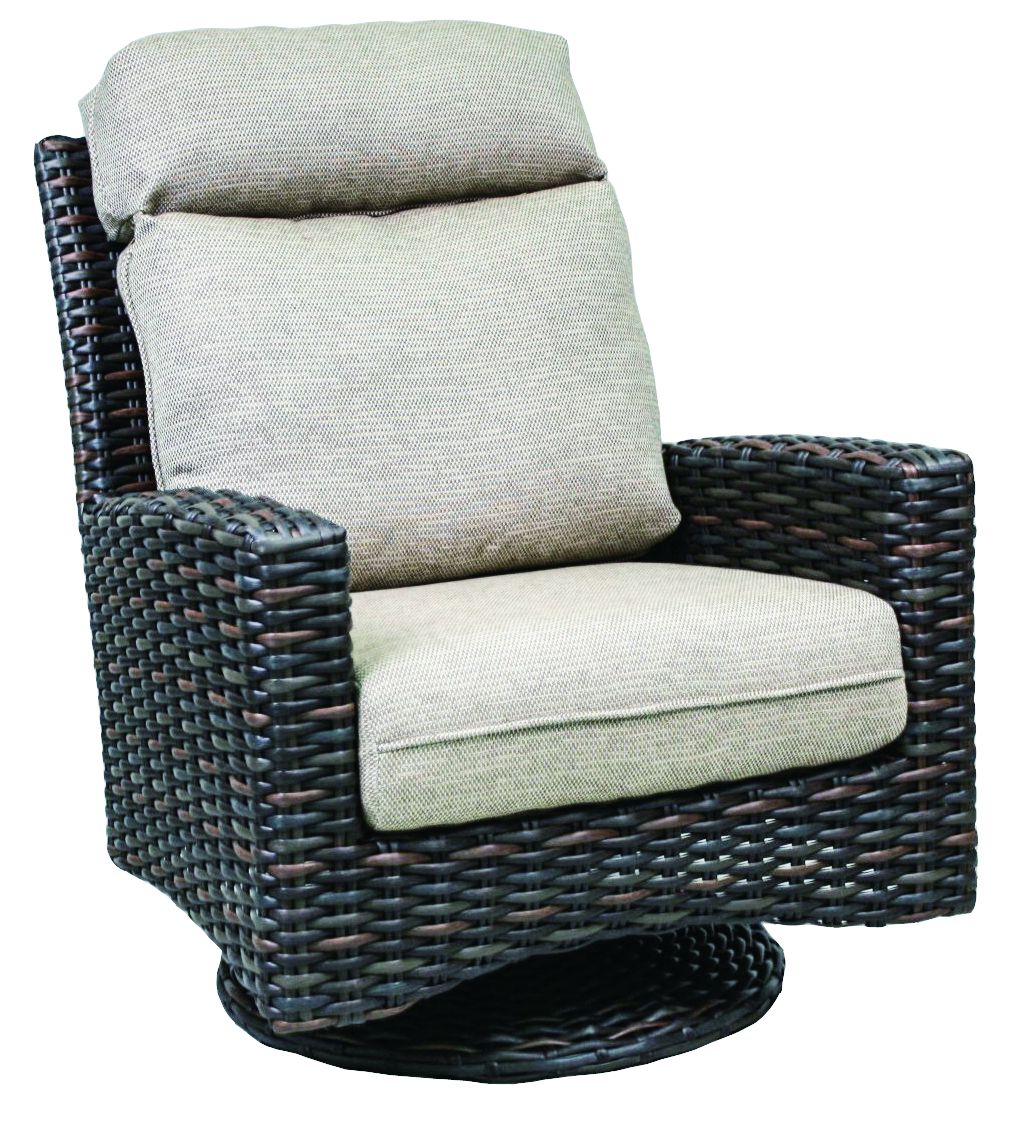 Ventura Wicker Swivel Rocker | Outdoor Furniture – Clover Home Leisure