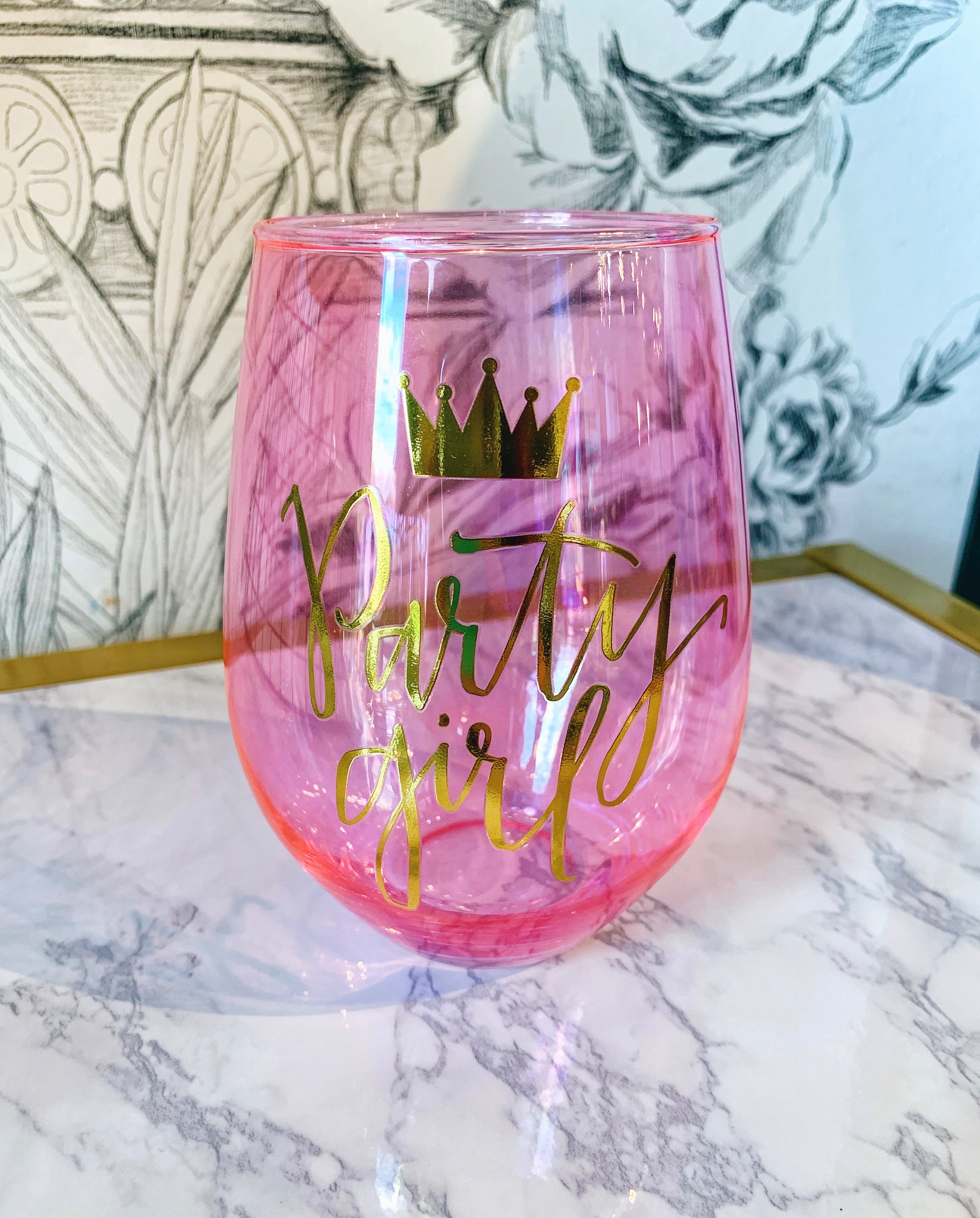 haakje Rennen Raffinaderij Pink Party Girl Jumbo Wine Glass – Amelia's Boutique