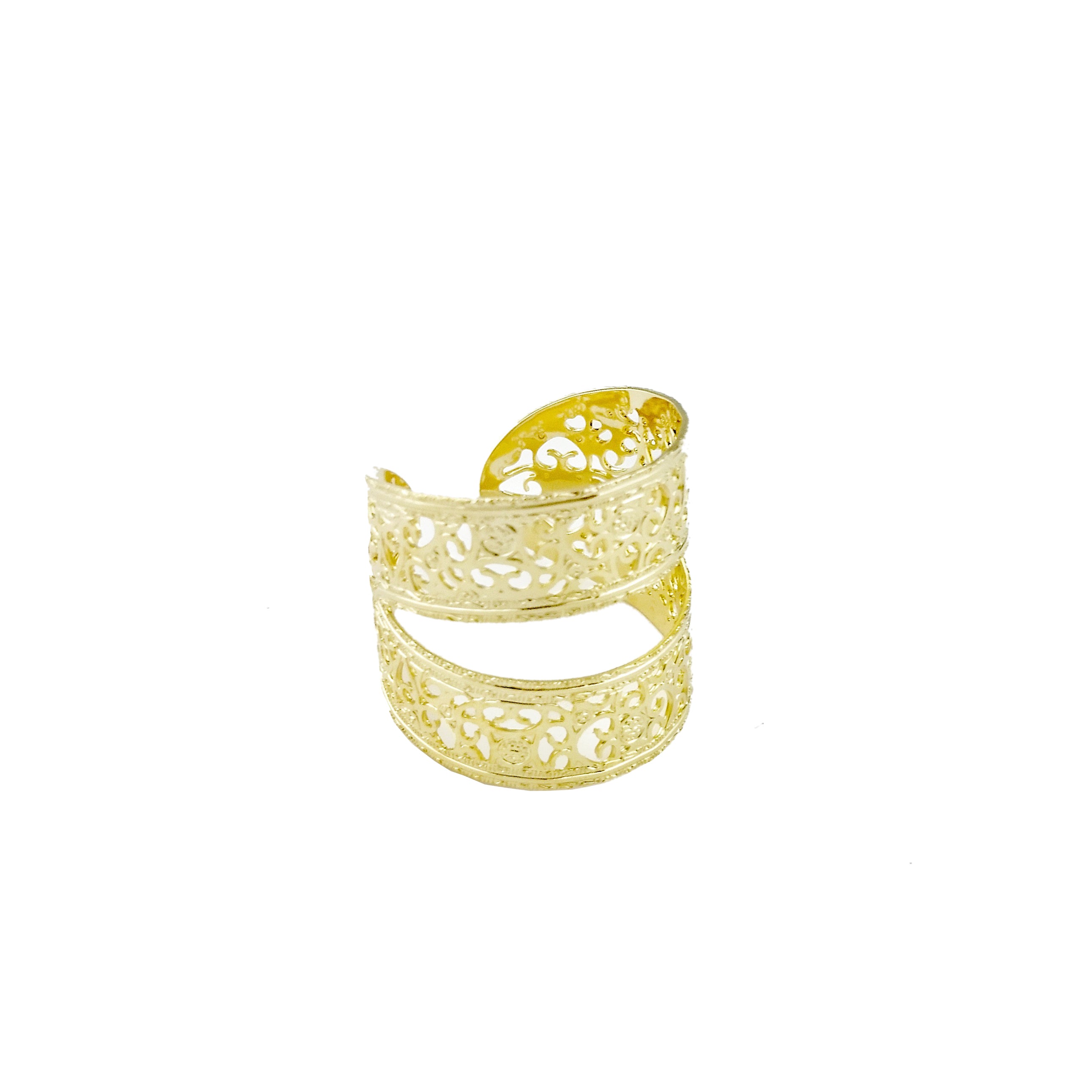 18KGL Melon Lines Ring