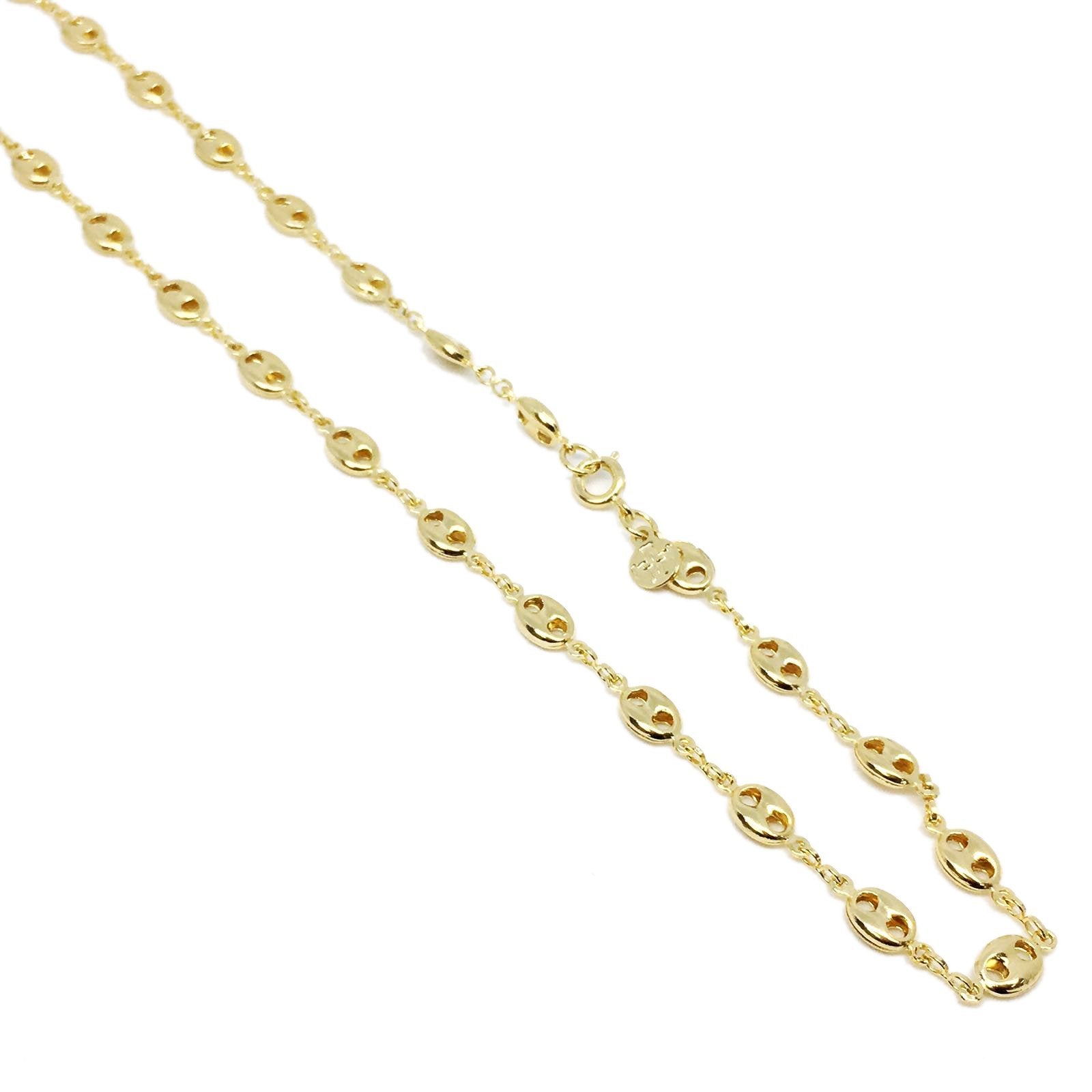 18K Gold Layer Fancy Link Chain