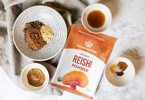 Nature Restore Reishi Powder - Hot Chocolate Recipe Ingredients