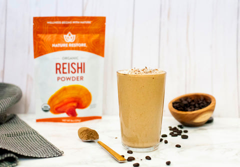 Nature restore reishi coffee smoothie recipe