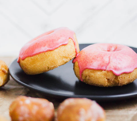 DIY strawberry glazed donuts recipe