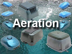 Go to air pumps, air diffusers, and air tubing