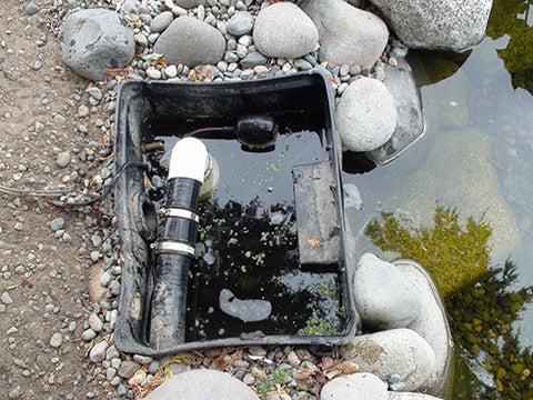 Look at the warping sides of this Aquascape pond skimmer