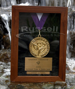 Russell Watergardens & Koi has a history of winning awards.