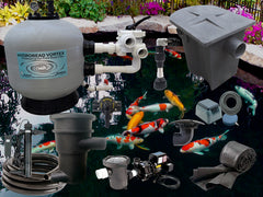 Our koi pond kits are real koi pond kits - not water garden pond kits marketed as koi pond kits