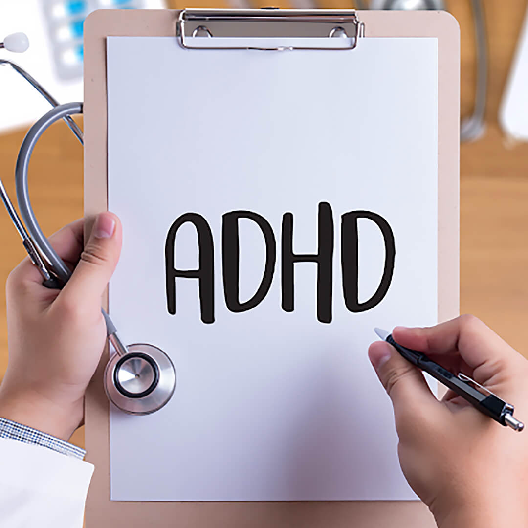 doctor diagnosing adult adhd on the nhs