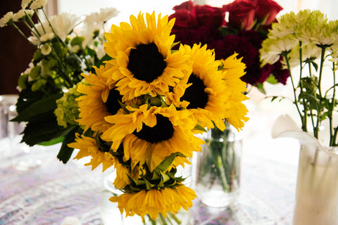 Summer Solstice Flower Arrangement, Honey & Sage Co. 