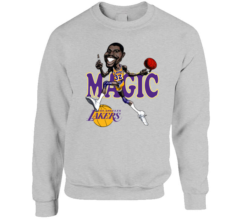 magic johnson caricature t shirt