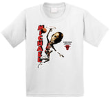 Michael Jordan 23 Chicago Basketball Retro Caricature T Shirt