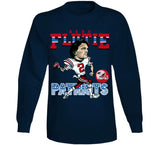 Doug Flutie New England Football Retro Caricature T Shirt