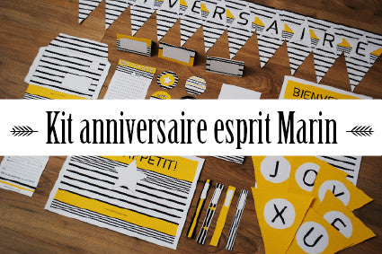 Anniversaire Esprit Marin Kit De Decoration A Imprimer Tete De Coucou