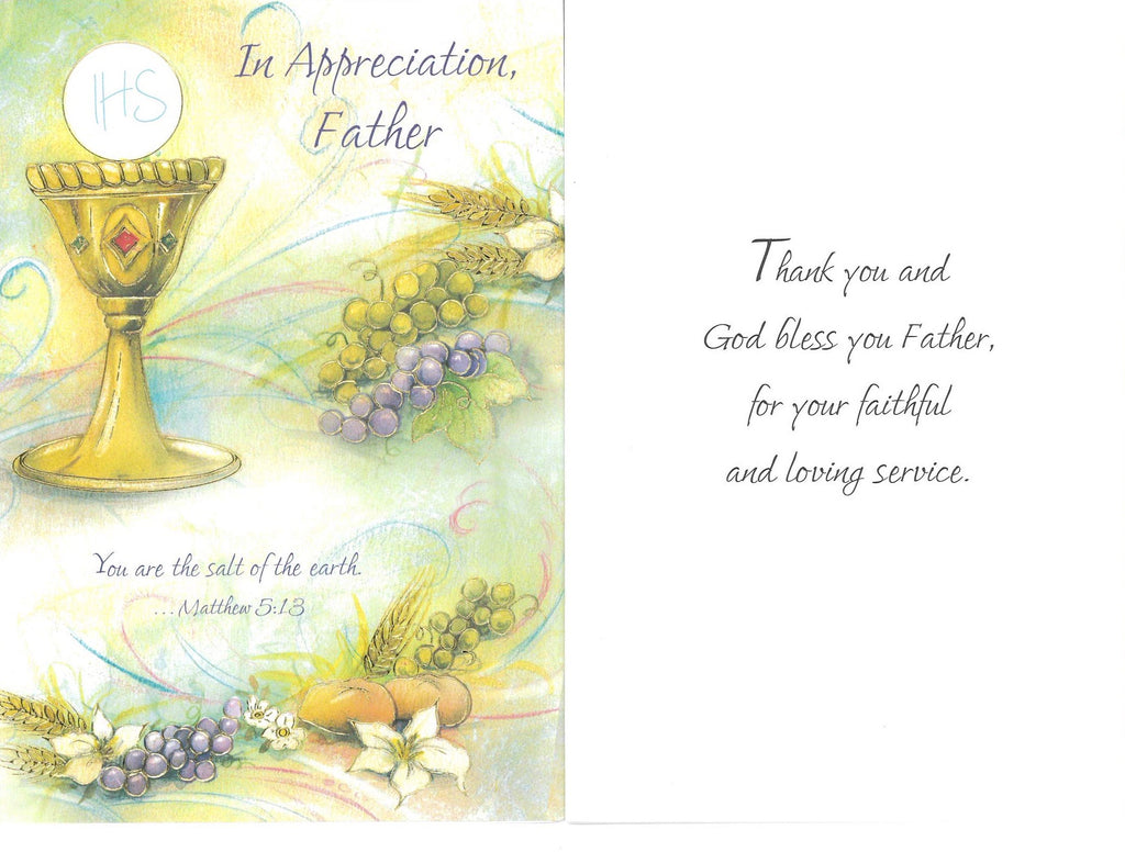 Priest/Pastor Appreciation Card National Shrine of St. Dymphna