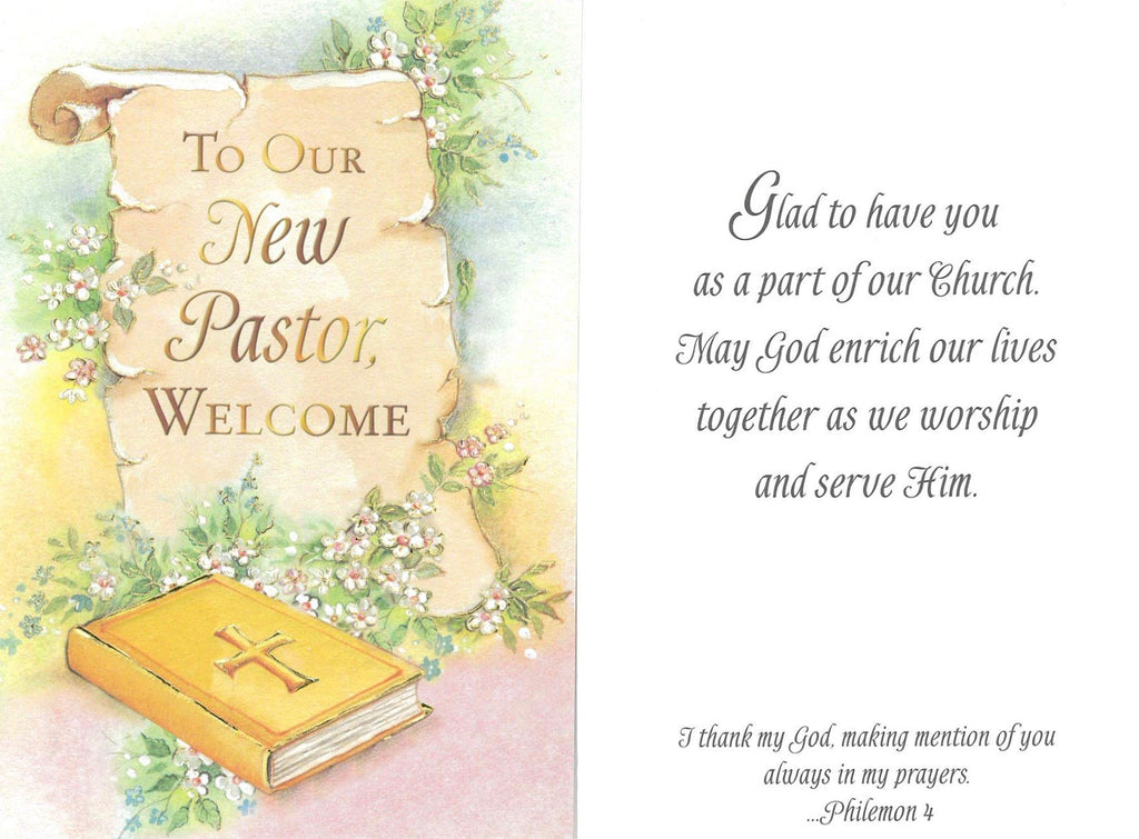 New Pastor Welcome Card – National Shrine of St. Dymphna