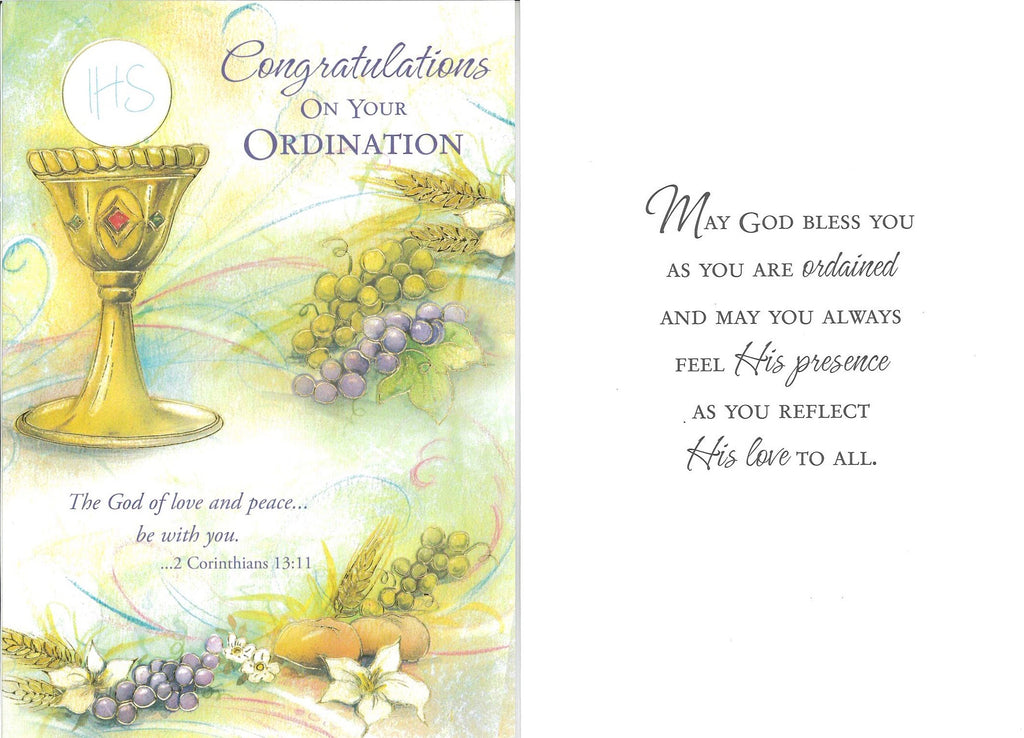 Ordination Card National Shrine Of St Dymphna