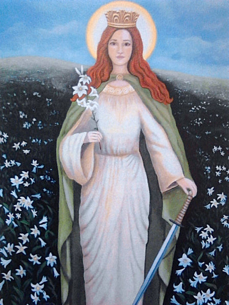 St. Dymphna Picture 11x17 – National Shrine of St. Dymphna