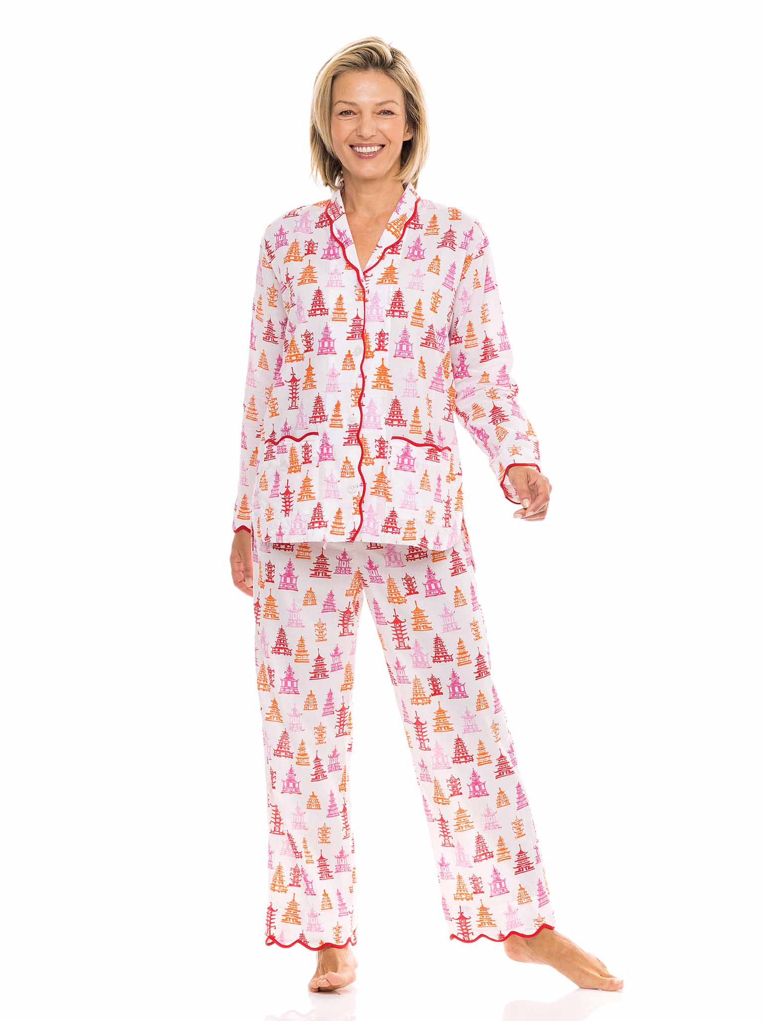 Image of Pink Pagoda Pajamas