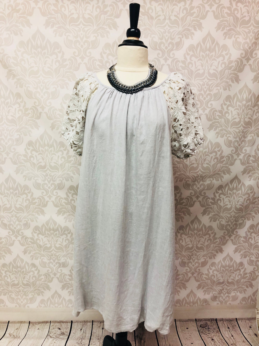 carina ricci linen dress