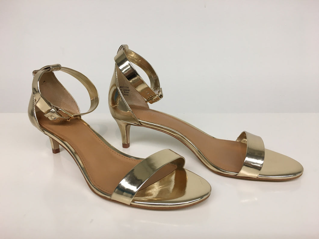 j crew gold heels