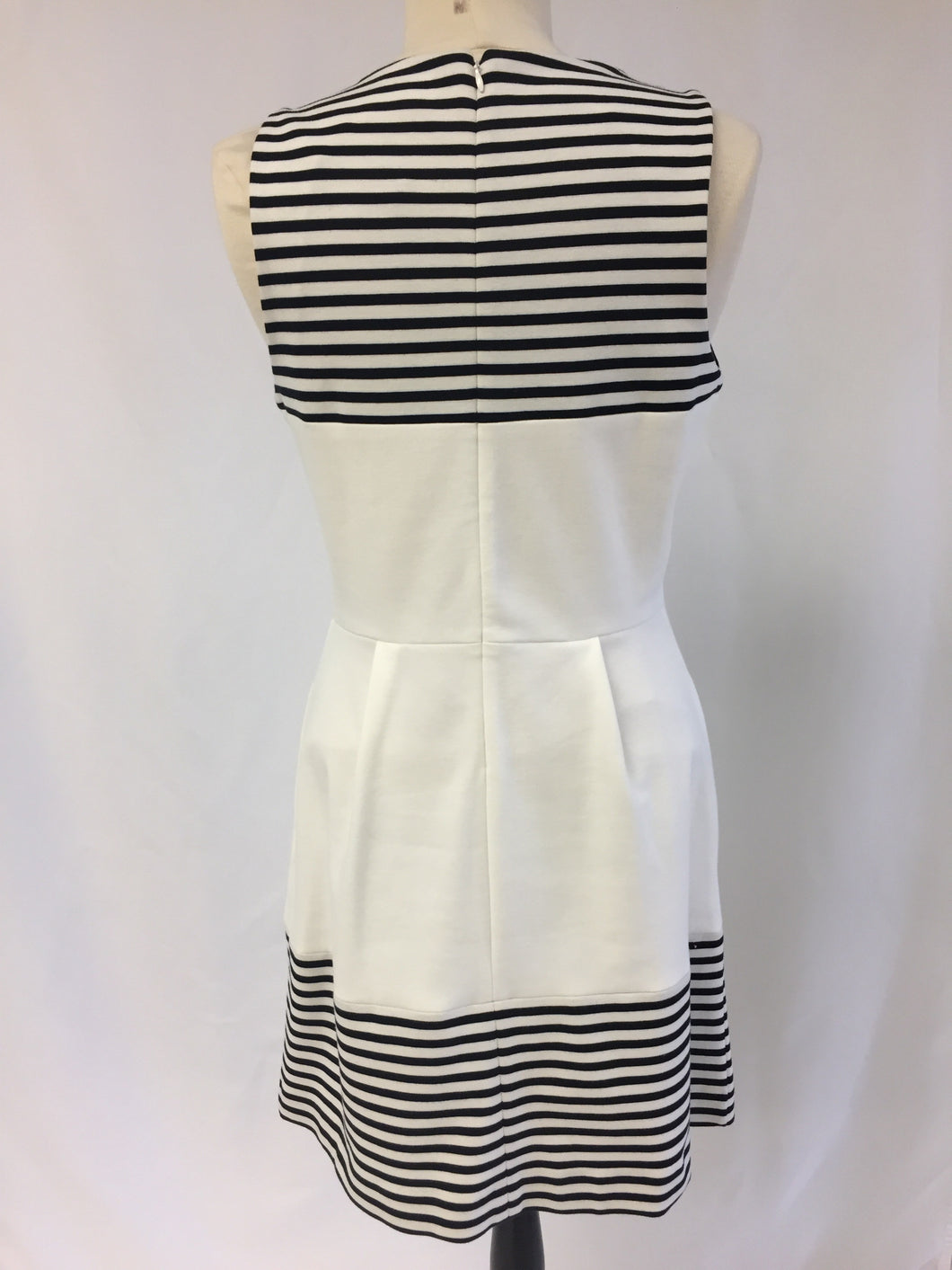 madewell black and white striped dress