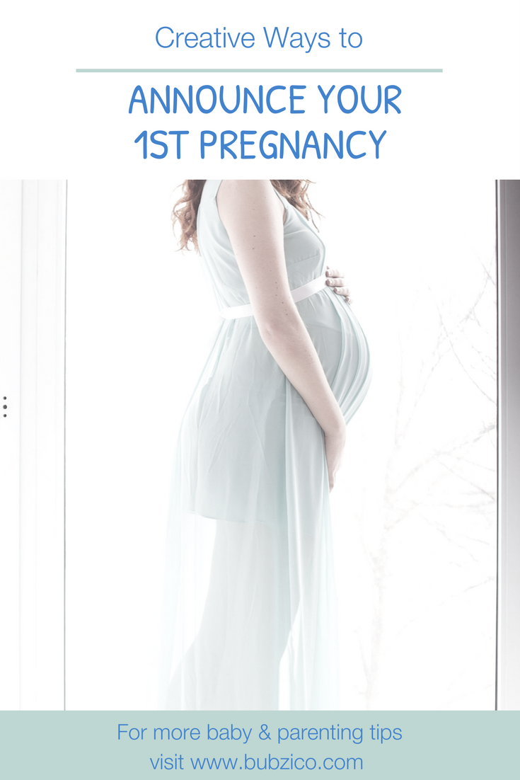 The first thing you want to do when you find out you’re expecting is to tell everyone you know. There are so many baby announcement ideas out there, it’s hard to narrow it down to just one. We’ve compiled the top ways to announce your pregnancy – creative ideas for your husband, for your family & for your friends. If this isn’t your first pregnancy, it’s a great idea to create an announcement with siblings (even with dog siblings too)!  Click to check it out! #BubziCo #NewMom #BabyReveal