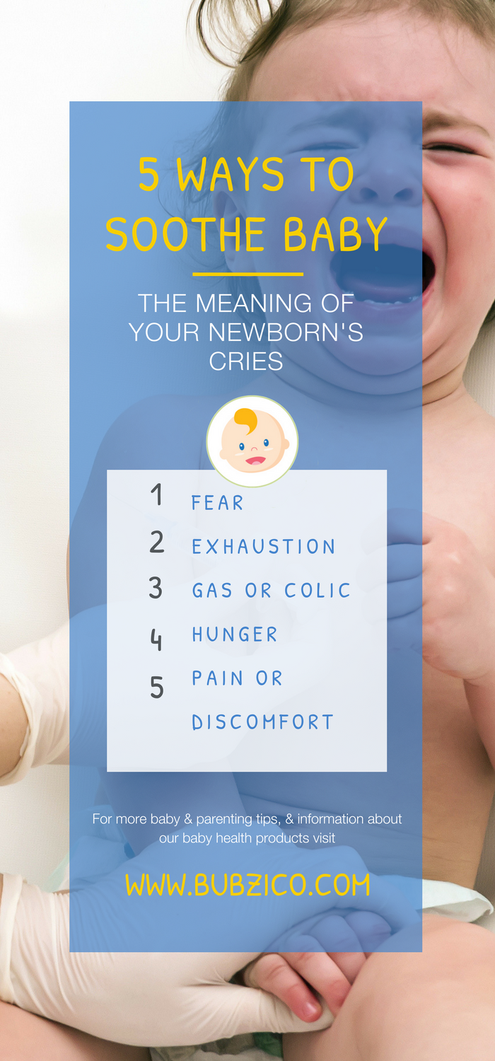 While it might seem like your infant is crying for no reason, there’s a good chance they are trying to tell you something. It might take you a few different tries to figure out the meaning of baby’s cry but once you do, you’ll have a better idea of how to calm & soothe your little one. If they have stuffy nose use Bubzi Co.’s Premium Baby Nasal Aspirator, you’ll figure out how to stop those tears from running down your little one’s face. | Best Newborn Baby Stuff + Must Have Products 