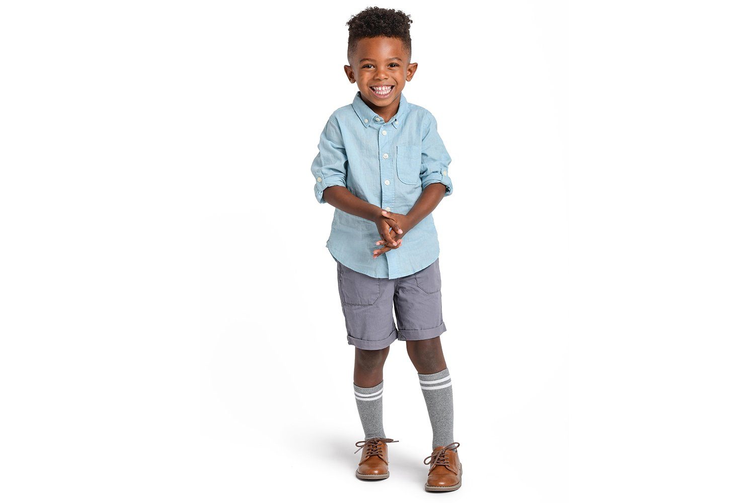 Kids/Baby Non-Slip Knee High Grip Socks 