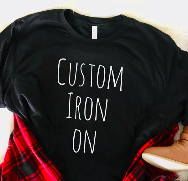 t shirt iron custom logo maker free