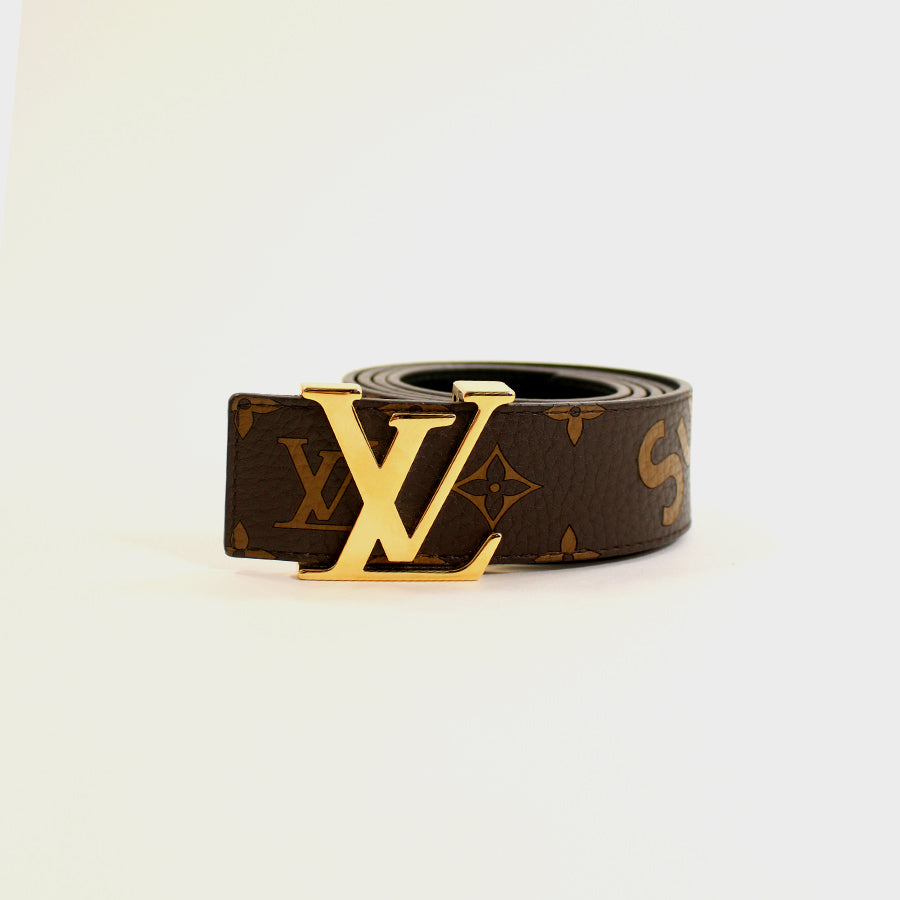 Supreme, Louis Vuitton Brown Monogram Belt – PDX PLUGD