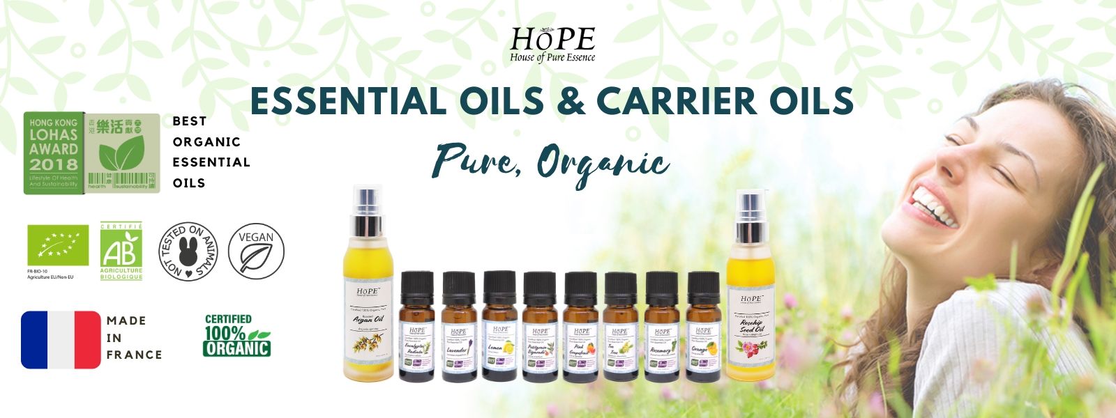 Pure & Organic Essential Oils - House of Pure Essence (HOPE) - House of Pure  Essence (HoPE)