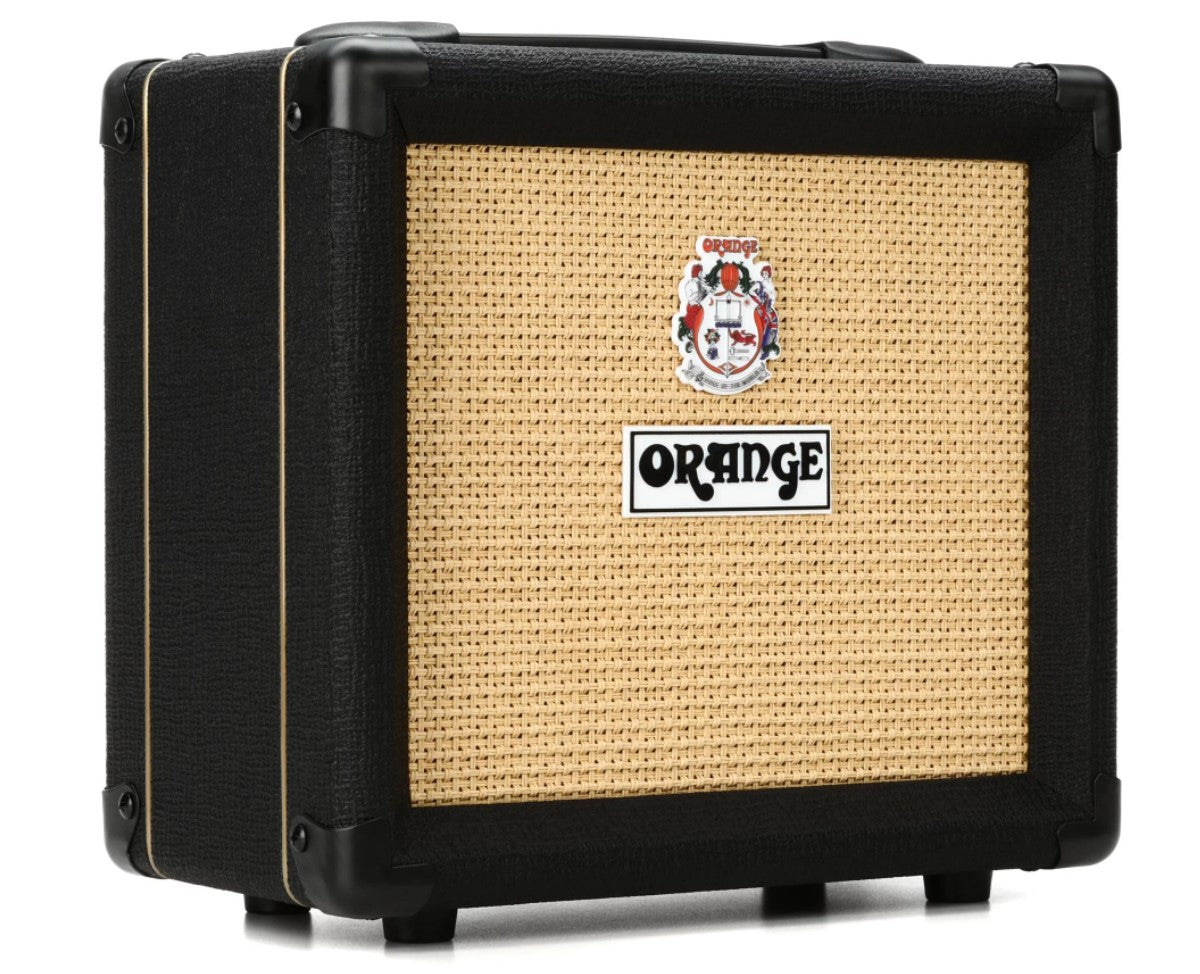 black orange amp