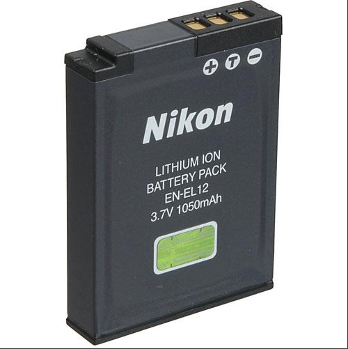 Nikon, EVB014, Everactive V, 3,7 Litium-Ion mAh, (Li-Ion) 1050