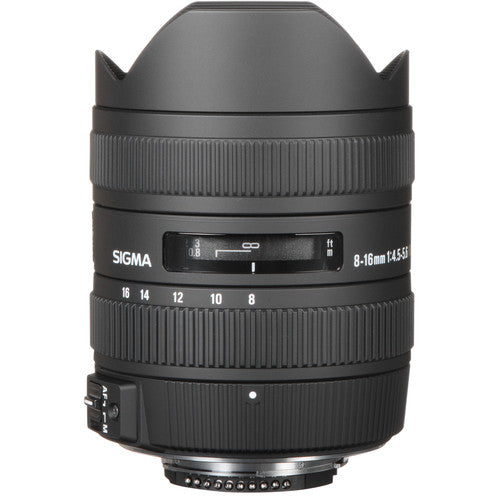 Sigma 8-16mm f/4.5-5.6 Ultra-Wide Zoom DC HSM Lens for Nikon F