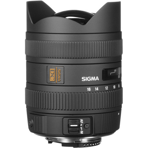 Sigma 8-16mm f/4.5-5.6 Ultra-Wide Zoom DC HSM Lens for Nikon F