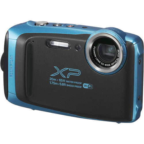 behalve voor Lauw Dakraam FUJIFILM FinePix XP130 Digital Camera with 28-140mm Fixed Lens (Sky Bl – JG  Superstore