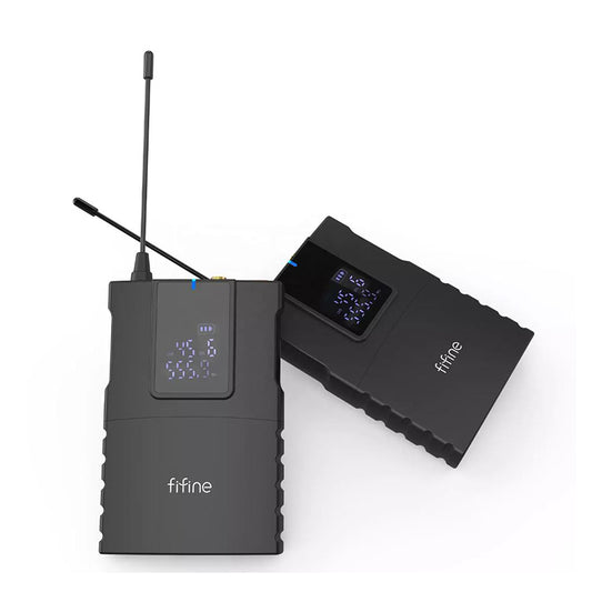 Fifine M6 2.4GHz Wireless Lavalier Lapel Microphone System with Clip a – JG  Superstore