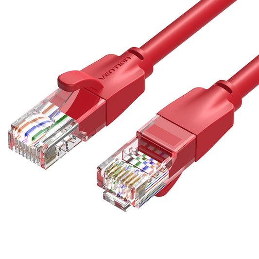 Cable Red Cat8 Vention Rj45 Ethernet Sftp Patch Cable 8m