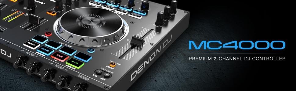 Denon DJ MC4000 Premium 2-Channel DJ Controller with Serato DJ