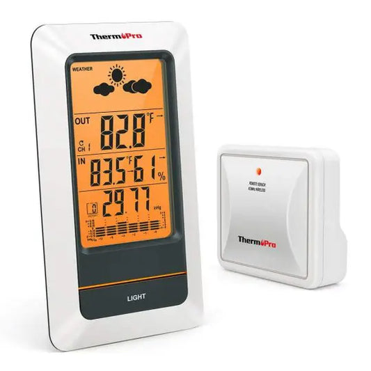 ThermoPro TP60 Digital Hygrometer Indoor Outdoor Thermometer Wireless  Temperature and Humidity Gauge Monitor Room Thermometer with 200ft/60m  Range Humidity Meter - Yahoo Shopping