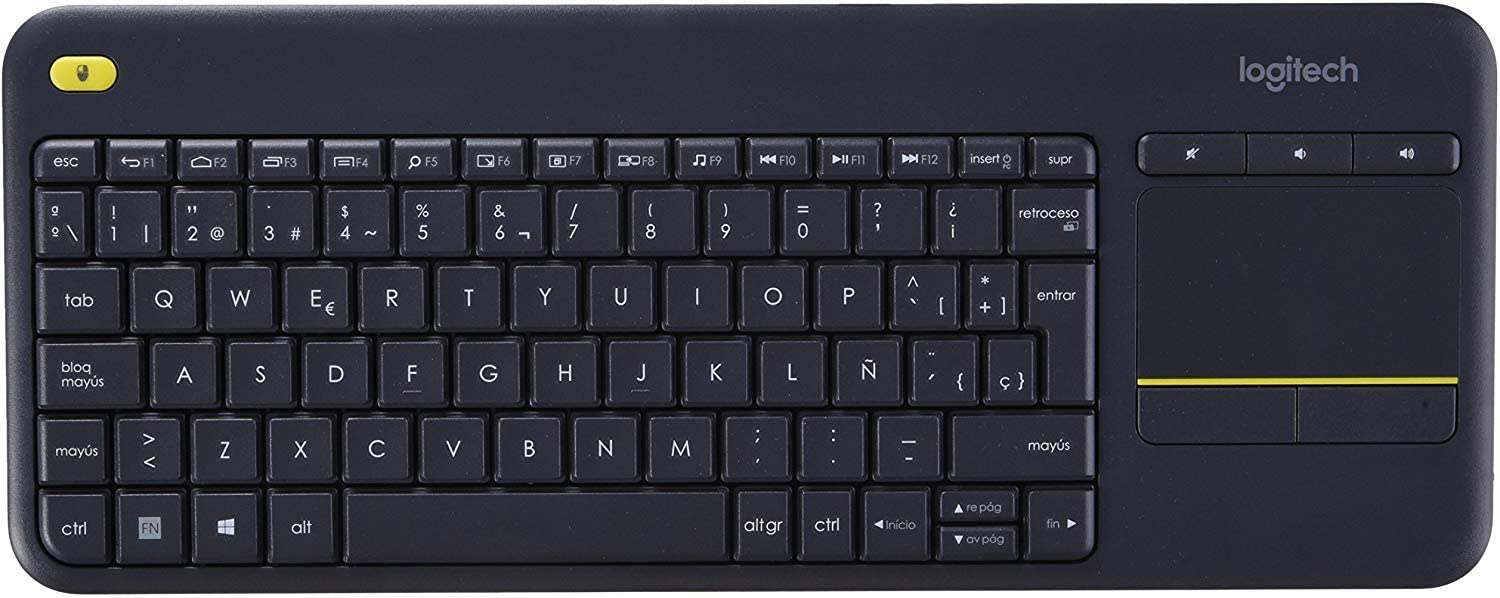 Logitech K400 Plus Wireless Keyboard with Built-In Multi-Touch T – JG Superstore