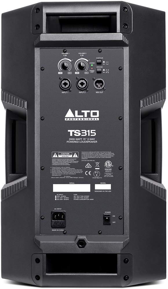 alto truesonic ts315 powered loudspeaker