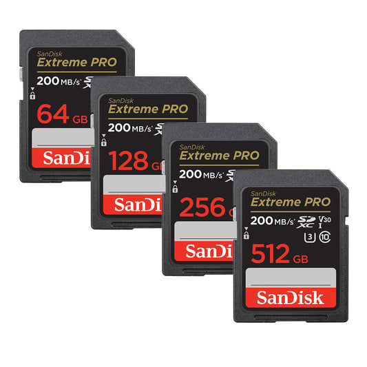 SanDisk Extreme PRO 128GB SDXC 300MB/s, UHS-II, Class 10, V90, U3