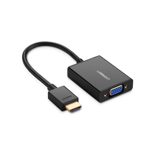 HDMI to VGA Adapter with 3.5mm for Stereo Audio plus Mini & Micro HDMI