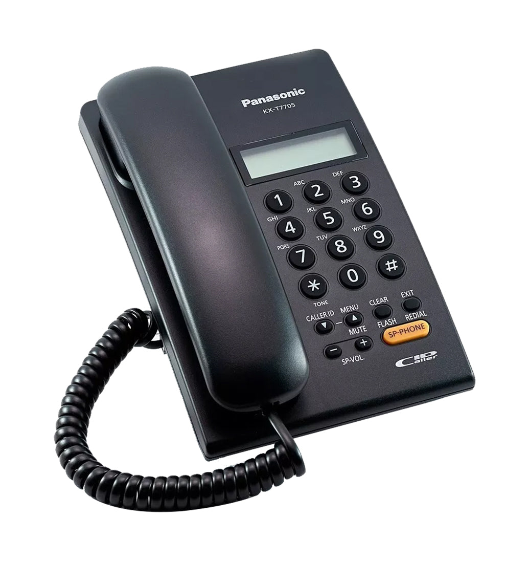 Corded landline phone with caller id and speaker