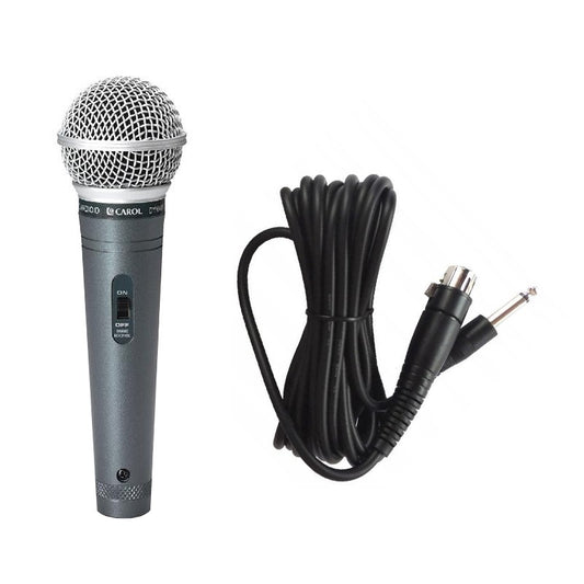 CAROL Microphone Vocal Dynamique GS-67 pour présentation et Divertissement  à Domicile – Super cardioïde – Vocal unidirectionnel pour présentation et