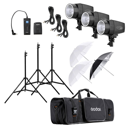 godox mini maître k-150a 150w photo studio flash lampe studio stroboscope  pour portrait mode mariage art publicité photographie