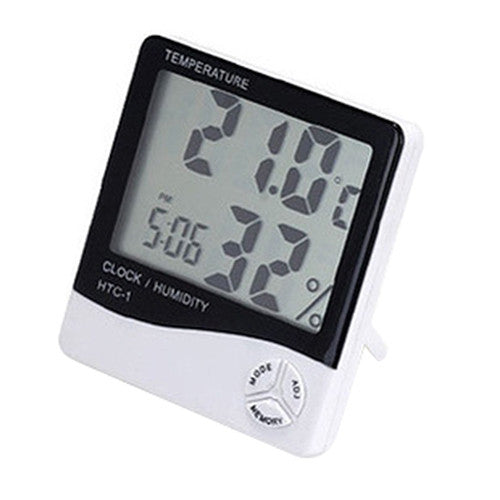 Digital Weather Station Thermometer Hygrometer Dc103 Temperature Humidity  Meter Lcd Indoor Outdoor Wired External Sensor Tester - Temu