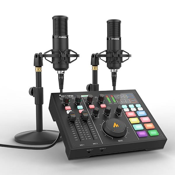 Maono AU-AM100 K3 Maonocaster All-In-One Audio Interface Podcast Produ ...